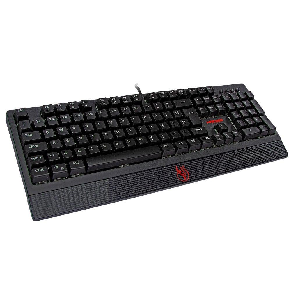 Imagem 2 de 5 do produto Teclado Mecânico Gamer Kross Thunder, Switch Azul, ABNT2