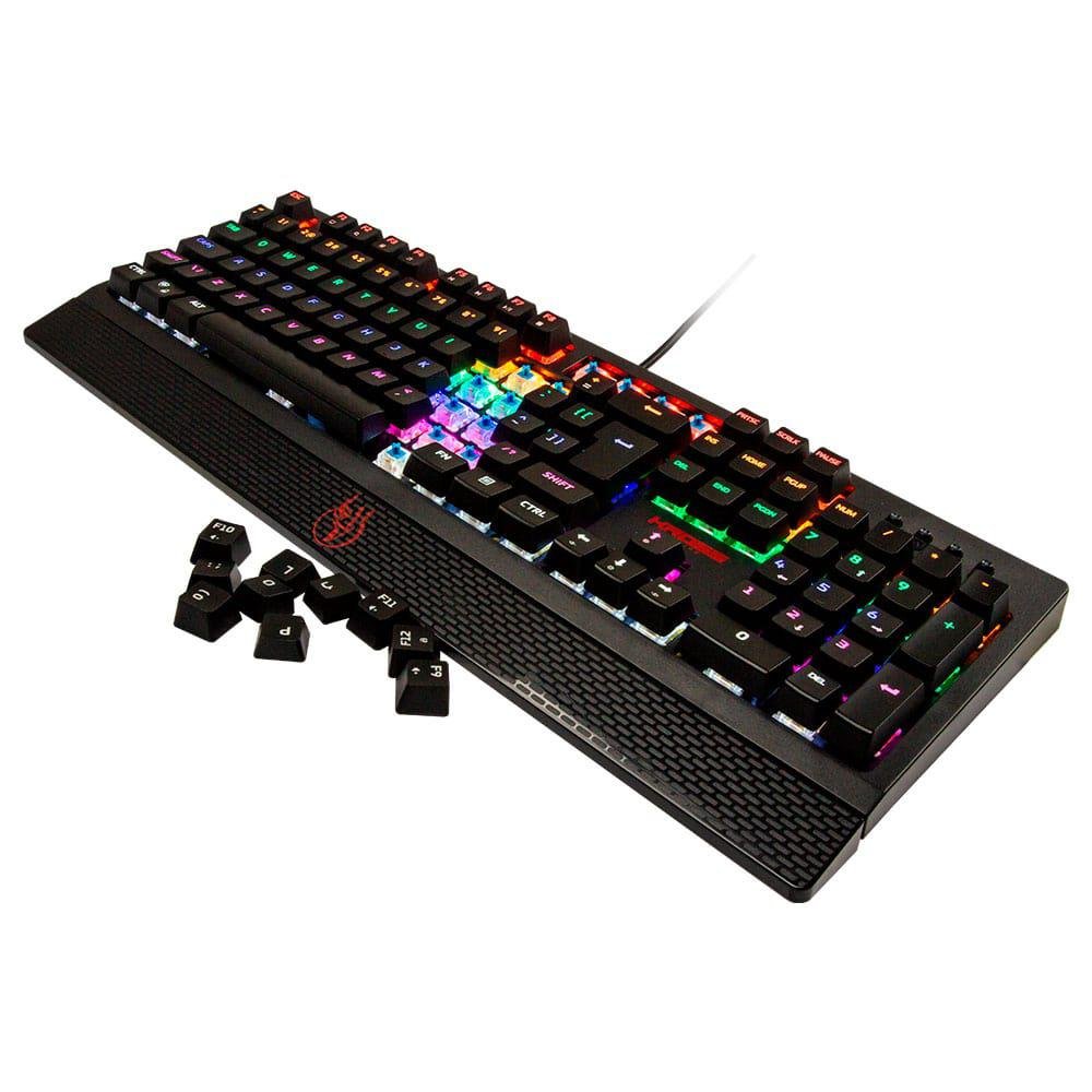 Imagem 5 de 5 do produto Teclado Mecânico Gamer Kross Thunder, Switch Azul, ABNT2