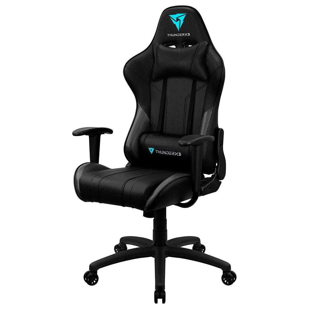 Cadeira Gamer ThunderX3 EC3, Peso Suportado até 150Kg, Ergonômica, Reclinável, Preta - 67998 Cadeira Gamer ThunderX3 EC3, Peso Suportado até 150Kg, Ergonômica, Reclinável, Preta - 67998