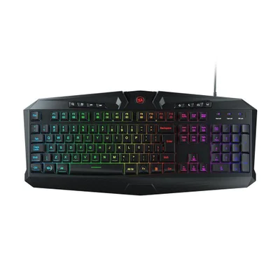 Teclado Gamer Redragon Membrana Harpe, Preto, RGB, ABNT2, K503RGB