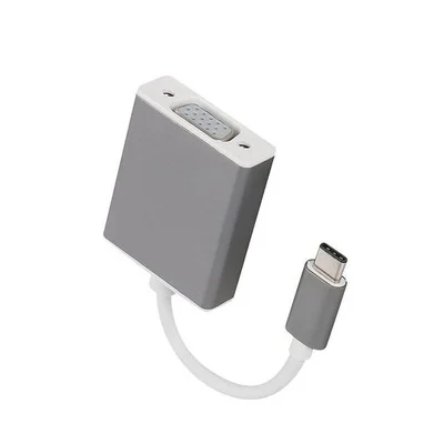 Adaptador Conversor F3 USB-C 3.1 Macho P/ VGA Fêmea