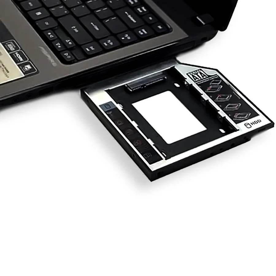 Imagem 4 de 5 do produto Adaptador Case Caddy F3 Para Notebook, 2.5", SATA, 9.5mm - F-Cy02