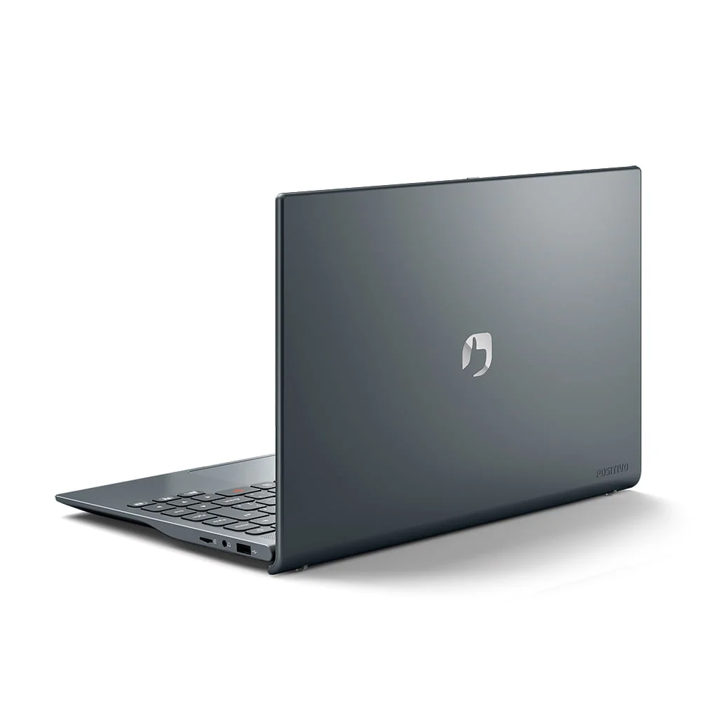 Imagem 2 de 5 do produto Notebook Positivo Q464C Motion, Intel Atom Quad-Core 1.9GHz, 4GB RAM, 64GB SSD + 64GB em Nuvem, Tela 14.1" LED, Windows 10 Home, Cinza