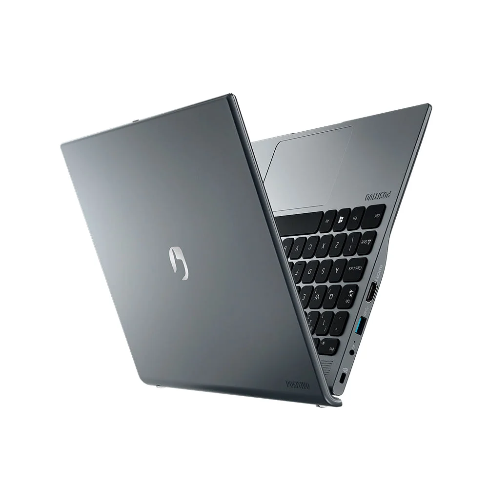 Imagem 5 de 5 do produto Notebook Positivo Q464C Motion, Intel Atom Quad-Core 1.9GHz, 4GB RAM, 64GB SSD + 64GB em Nuvem, Tela 14.1" LED, Windows 10 Home, Cinza