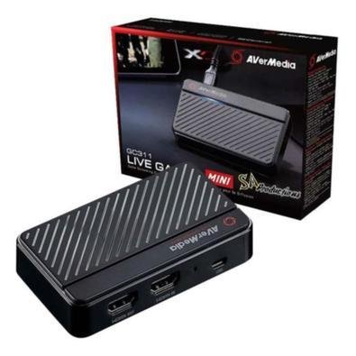 Placa De Captura Externa Para Streaming AverMedia Mini, 1080p60, Para GPU E  Consoles, USB e HDMI - GC311