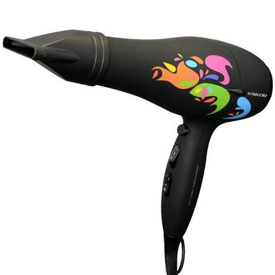 Secador Mallory, Colors, Preto, 110V | KaBuM!