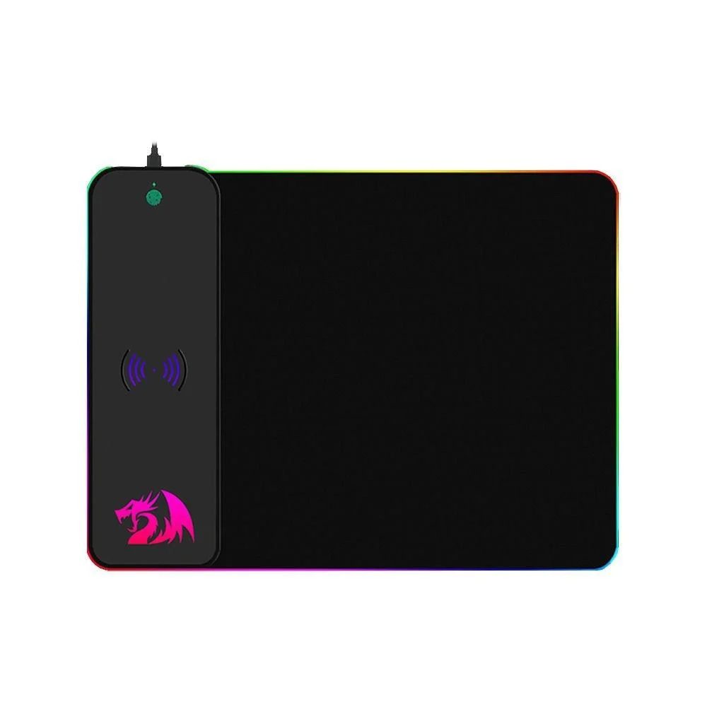 Mousepad Gamer Redragon Crater, Qi Wireless, RGB, M P028 Speed, 400x300x9mm - P028 Mousepad Gamer Redragon Crater, Qi Wireless, RGB, M P028 Speed, 400x300x9mm - P028