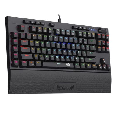 Teclado Mecânico Gamer Redragon Broadsword Pro RGB, Switch Redragon Blue, ABNT2 - K588rgb-pro
