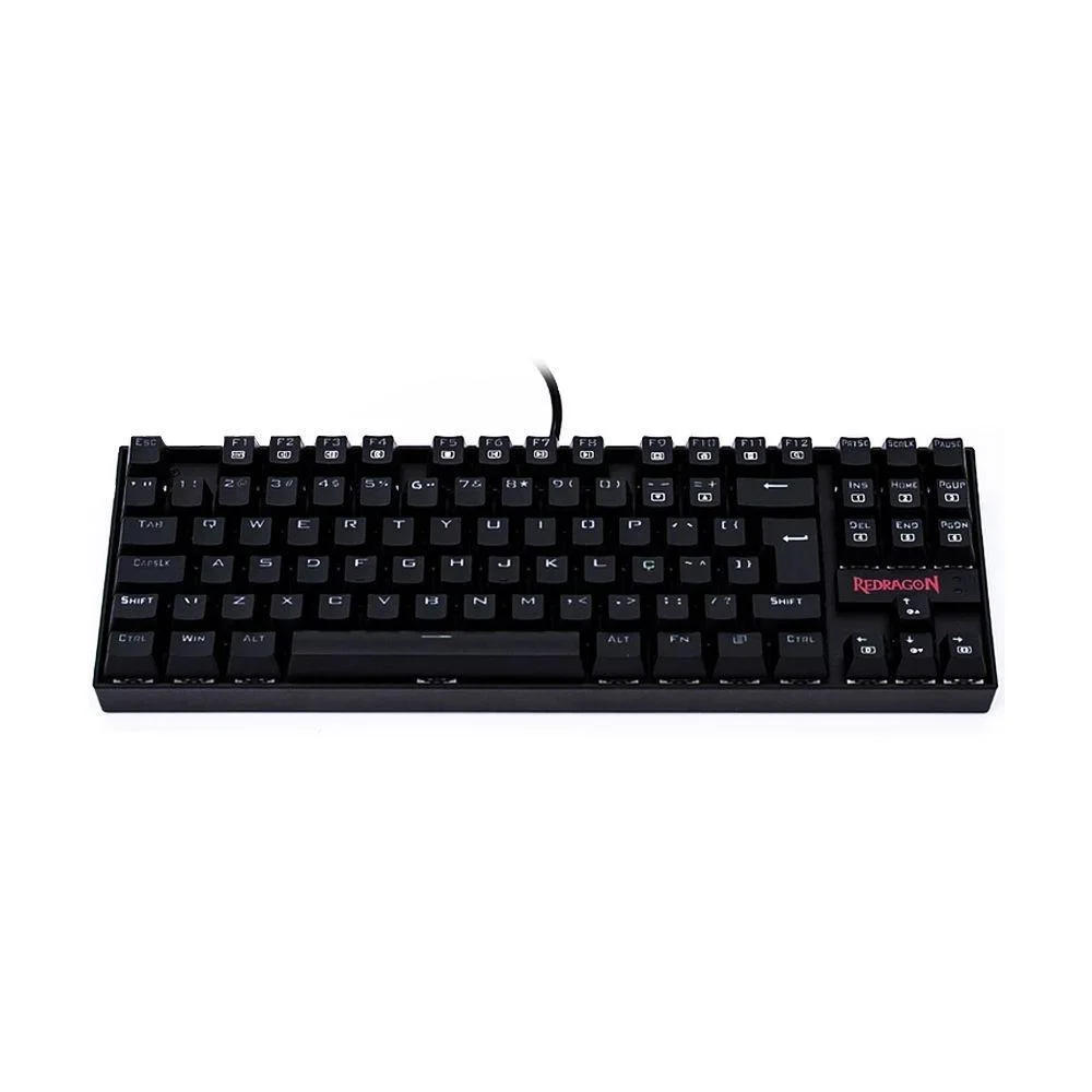 Teclado Mecânico Gamer Redragon Kumara K552-2, Vermelho, Switch Brown, ABNT2 Teclado Mecânico Gamer Redragon Kumara K552-2, Vermelho, Switch Brown, ABNT2