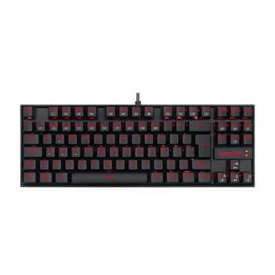 Teclado Mecânico Gamer Redragon Kumara, LED Vermelho, Switch Outemu Blue, PT - K552-2