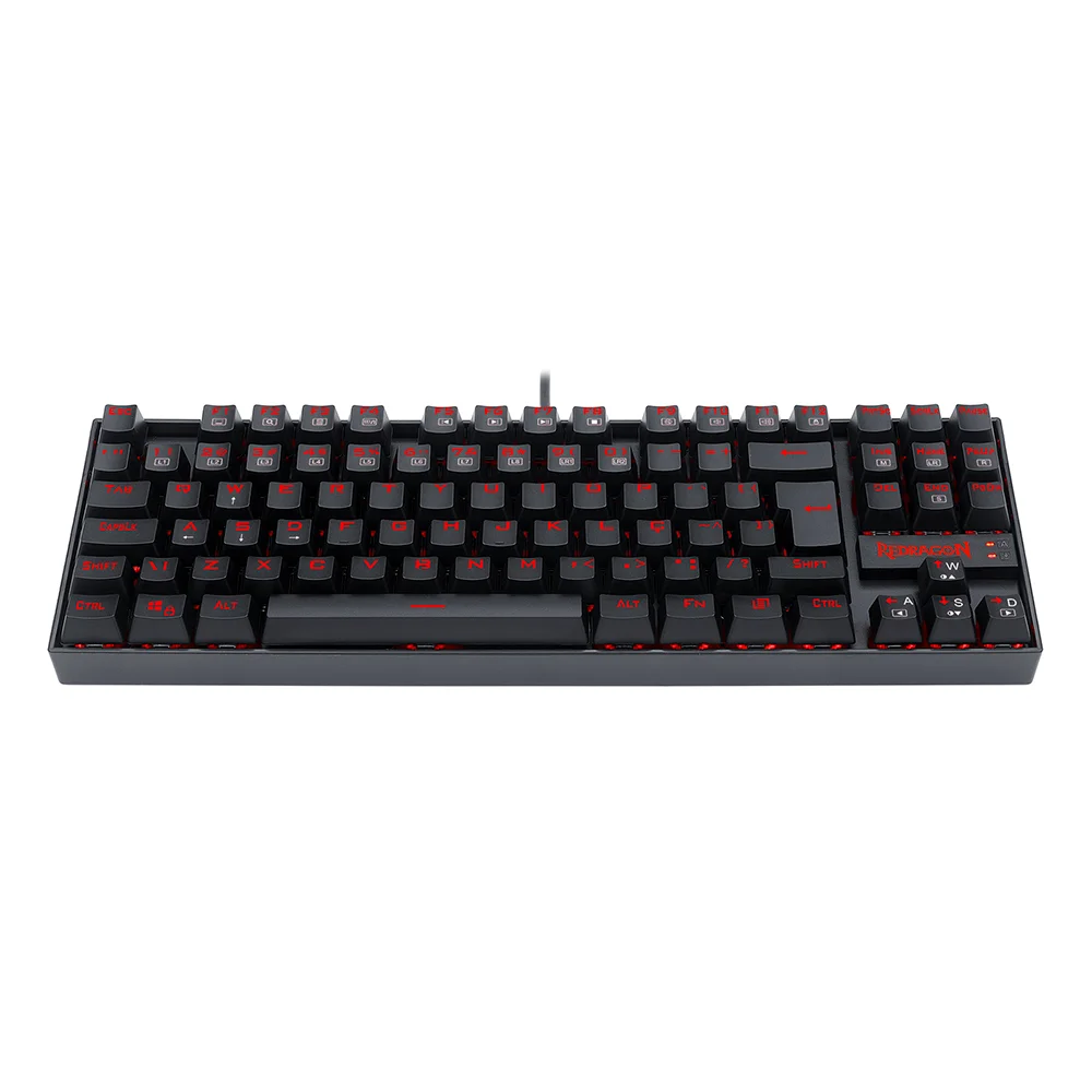 Teclado Mecânico Gamer Redragon Kumara, LED Vermelho, Switch Outemu Blue, PT - K552-2 Teclado Mecânico Gamer Redragon Kumara, LED Vermelho, Switch Outemu Blue, PT - K552-2