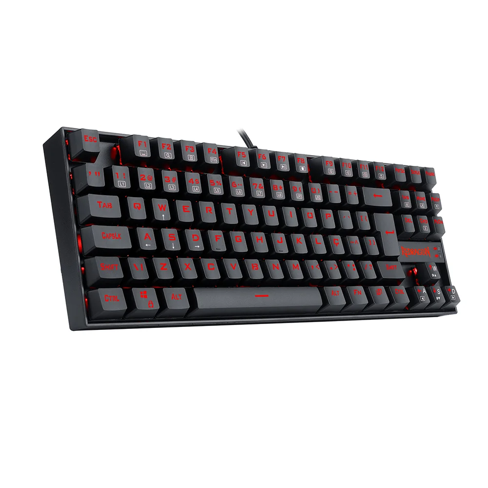 Teclado Mecânico Gamer Redragon Kumara, LED Vermelho, Switch Outemu Blue, PT - K552-2 Teclado Mecânico Gamer Redragon Kumara, LED Vermelho, Switch Outemu Blue, PT - K552-2