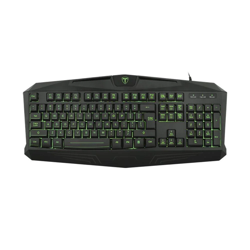 Teclado Gamer T-Dagger Minesweeping, T-TGK103, Iluminado PT com fio Teclado Gamer T-Dagger Minesweeping, T-TGK103, Iluminado PT com fio