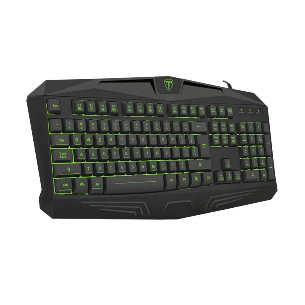 Teclado Gamer T-Dagger Minesweeping, T-TGK103, Iluminado PT com fio Teclado Gamer T-Dagger Minesweeping, T-TGK103, Iluminado PT com fio