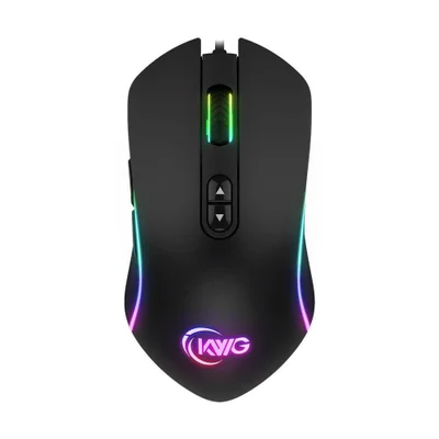 Mouse Gamer KWG Orion P1 RGB 12000 DPI com fio