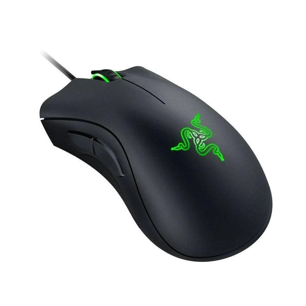 MouseGamerRazerDeathadderEssential,ComFio,6400DPI,5Botões,Preto