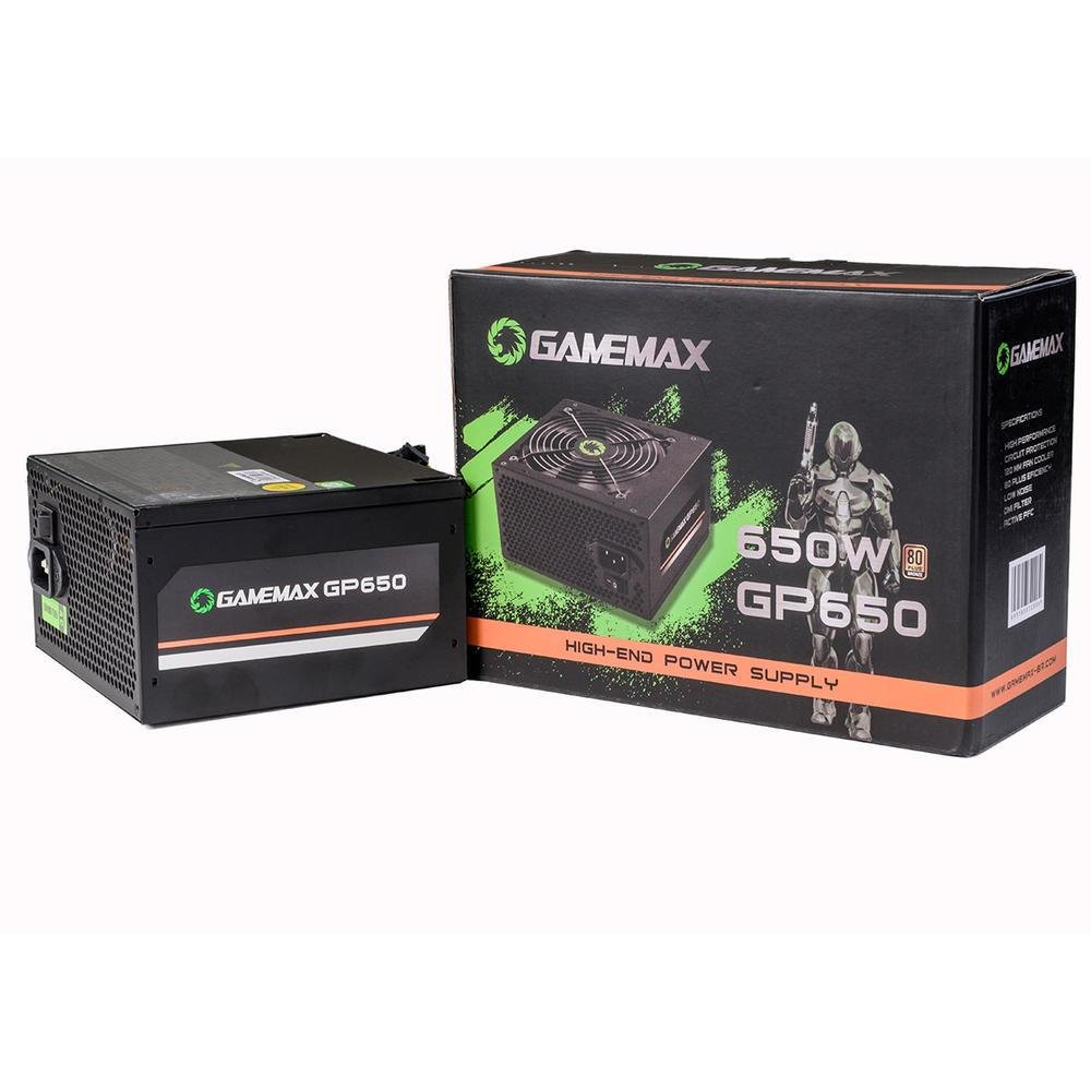 Fonte de Alimentação Gamemax GP650 650W 80 Plus Bronze PFC Ativo -  EletroTrade