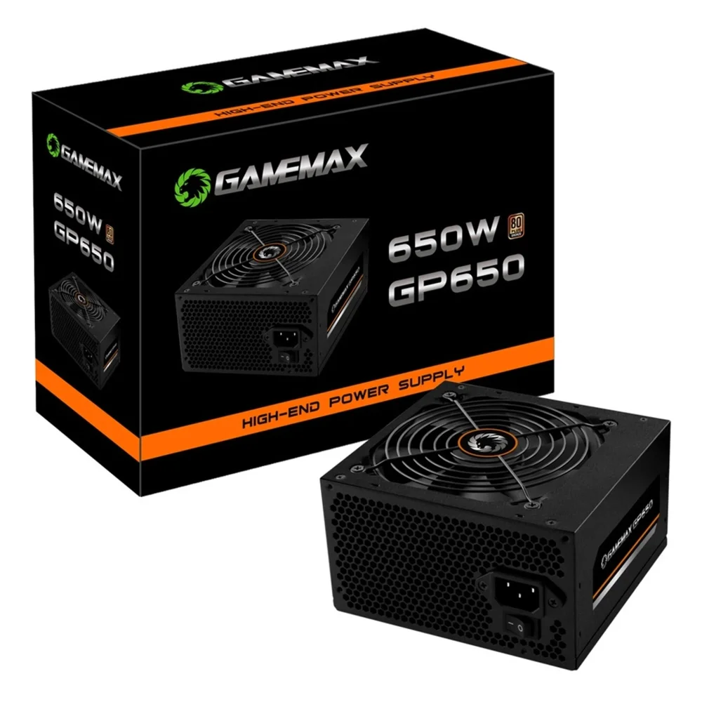Fonte Gamemax ATX, 650W, 80 Plus Bronze, PFC Ativo - GP650