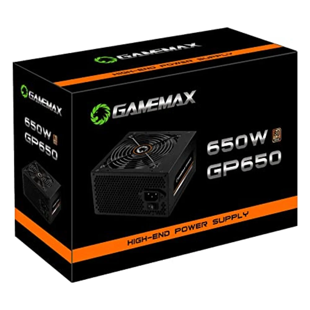 Imagem 3 de 5 do produto Fonte Gamemax ATX, 650W, 80 Plus Bronze, PFC Ativo - GP650