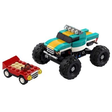 Inspire a paixão das crianças por veículos enormes com o emocionante conjunto de brinquedos montáveis LEGO® Creator 3in1 Monster Truck (31101). Eles v