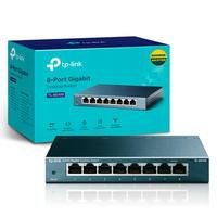 O Switch de nova geração TL-SG108 10/100/1000Mbps possui as tecnologias mais recentes na eficiência de energia que podem expandir a capacidade de sua 