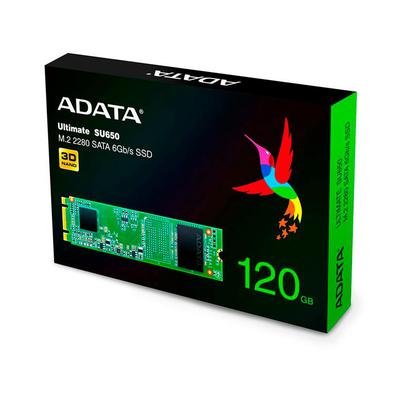 O SSD ADATA Ultimate SU650 M.2 2280 possui 3D NAND Flash, um controlador de alta velocidade e até 480 GB de capacidade. Ele oferece desempenho de leit