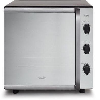 O Forno Elétrico Sapore está ainda mais incrível. O seu novo visual, robusto e gabinete preto fosco deixa sua cozinha cheia de estilo. É completo, com