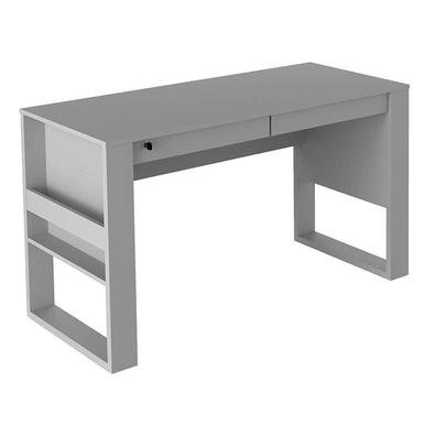 Mesa Tecno Mobili Para Escritório Com 2 Gavetas, Branco - ME4144. Quando se fala em praticidade a mesa se encaixa perfeitamente neste quesito, pois po