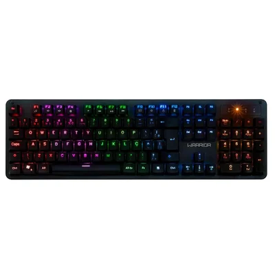 Teclado Mecânico Gamer Multi Warrior Dunky, LED Rainbow, Switch Outemu Blue, Anti-ghosting, ABNT2 - TC248
