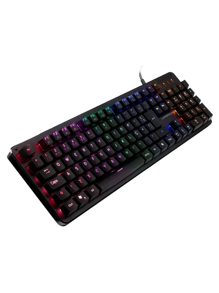 Imagem 5 de 5 do produto Teclado Mecânico Gamer Multi Warrior Dunky, LED Rainbow, Switch Outemu Blue, Anti-ghosting, ABNT2 - TC248