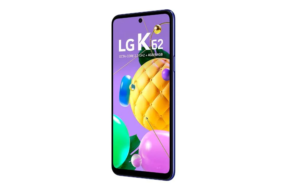 Imagem 2 de 5 do produto Smartphone LG K62, 64GB, 4GB RAM, Octa-core, Câmera Quadrupla 13MP, Tela 6.6, Azul -  Lmk520bmw