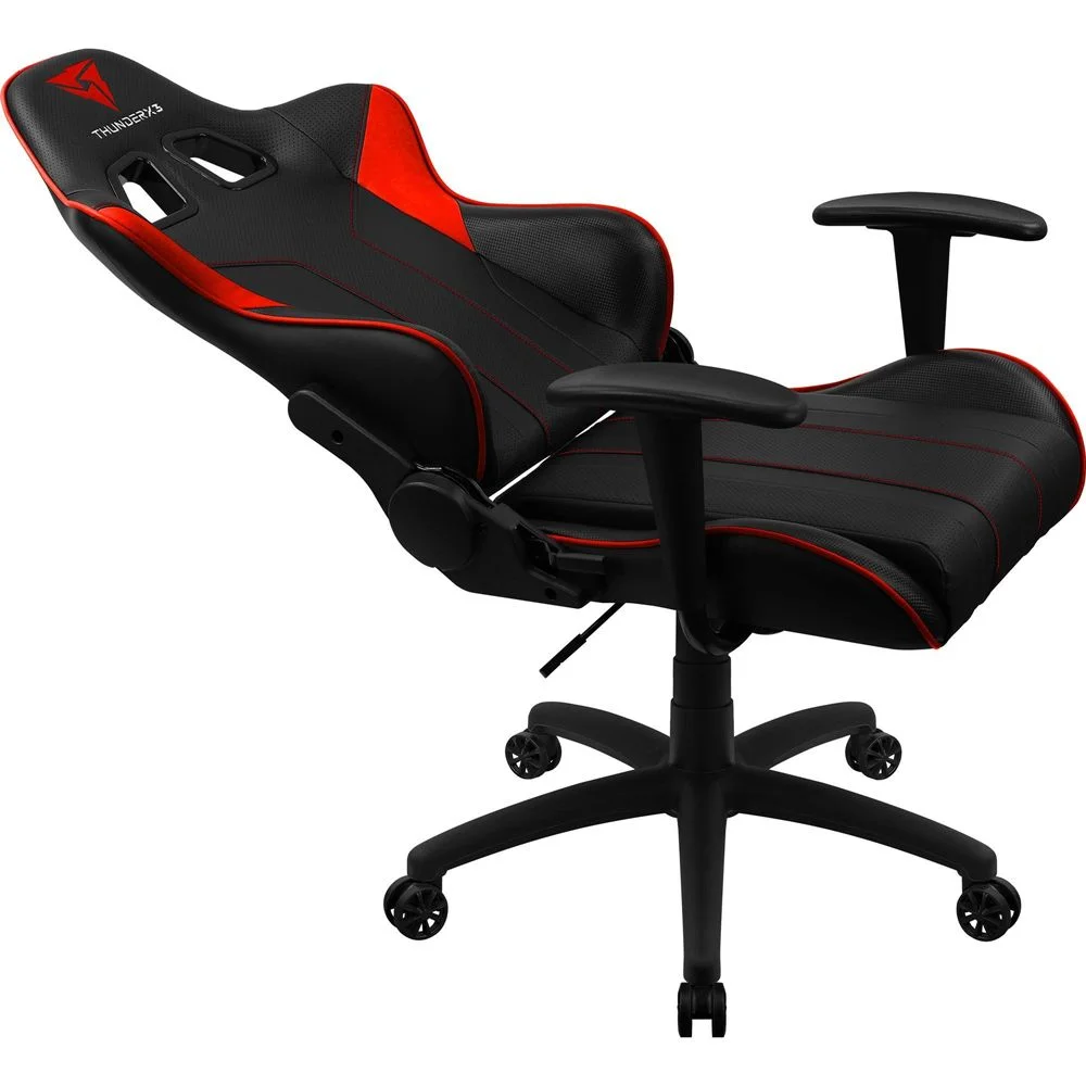 Cadeira Gamer ThunderX3 EC3, Suporta até 150Kg, Preta/Vermelha