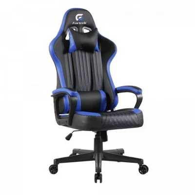 Cadeira Gamer Fortrek Vickers, Peso Suportado até 135Kg, Mecanismo Butterfly, Azul - 70521