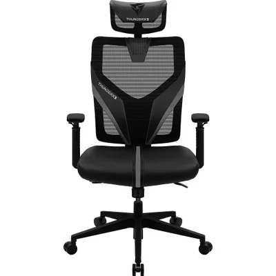 Cadeira Ergonomic Yama1 ThunderX3, Suporta até 120Kg, Preta