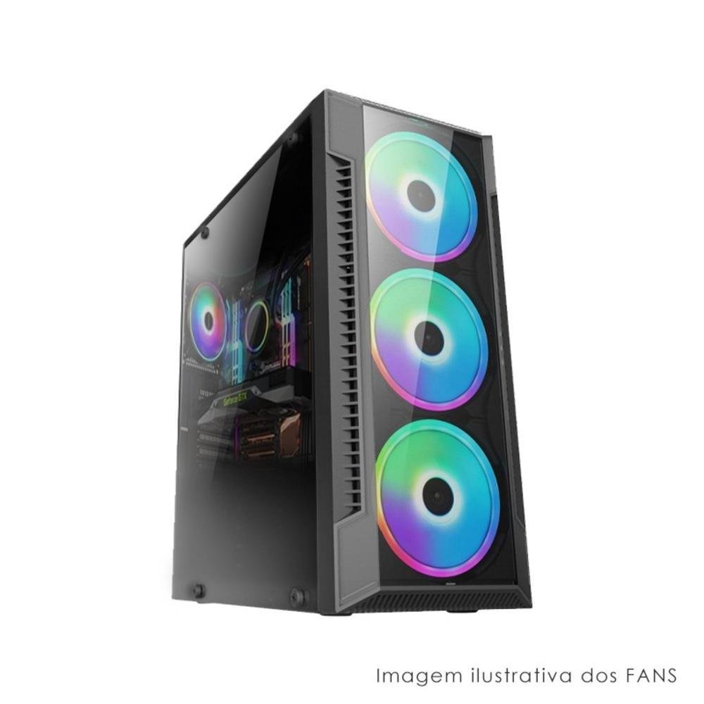 Computador Gamer Kratos Completo, i3 4ºGen, GTX 750, 8GB, SSD 240GB, Monitor 24"