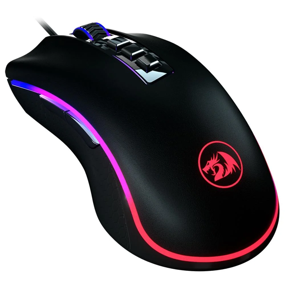Imagem 4 de 5 do produto Mouse Gamer Redragon King Cobra Chroma RGB, 24000 DPI, Switch a Laser Sensor Pixart 3360 - M711-FPS