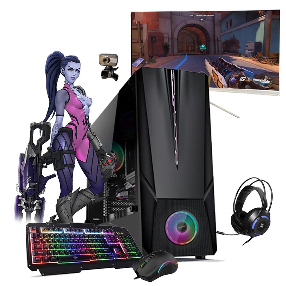 Computador Gamer Completo i5 9º, GTX 1660, HD 1TB, SSD 480GB, Monitor 24" |  KaBuM!