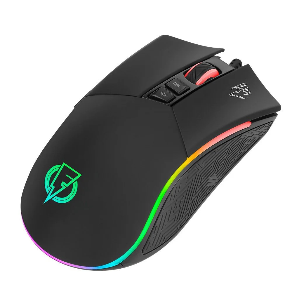 Mouse Gamer Epic, Flakes Power, ELG RGB com 7 Botões, 4800 DPI - FLKM001.