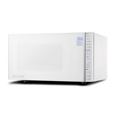 Micro-Ondas Brastemp Branco 32L 127V BMS45CB Experimente o sabor da elegância. Os micro-ondas Brastemp 32L trazem modernidade para a sua cozinha com o
