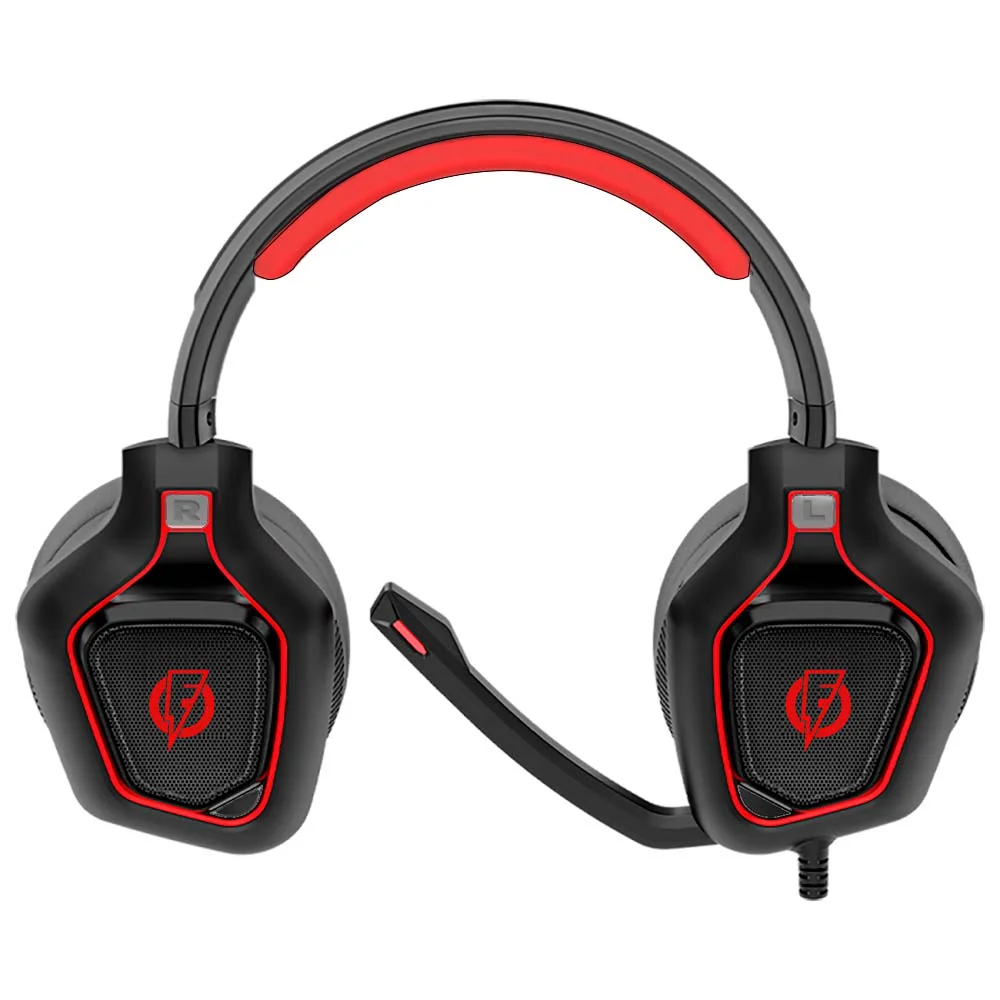 Imagem 4 de 5 do produto Headset Gamer Flakes Power Kill 7.1 ELG com Microfone, Preto - FLKH002