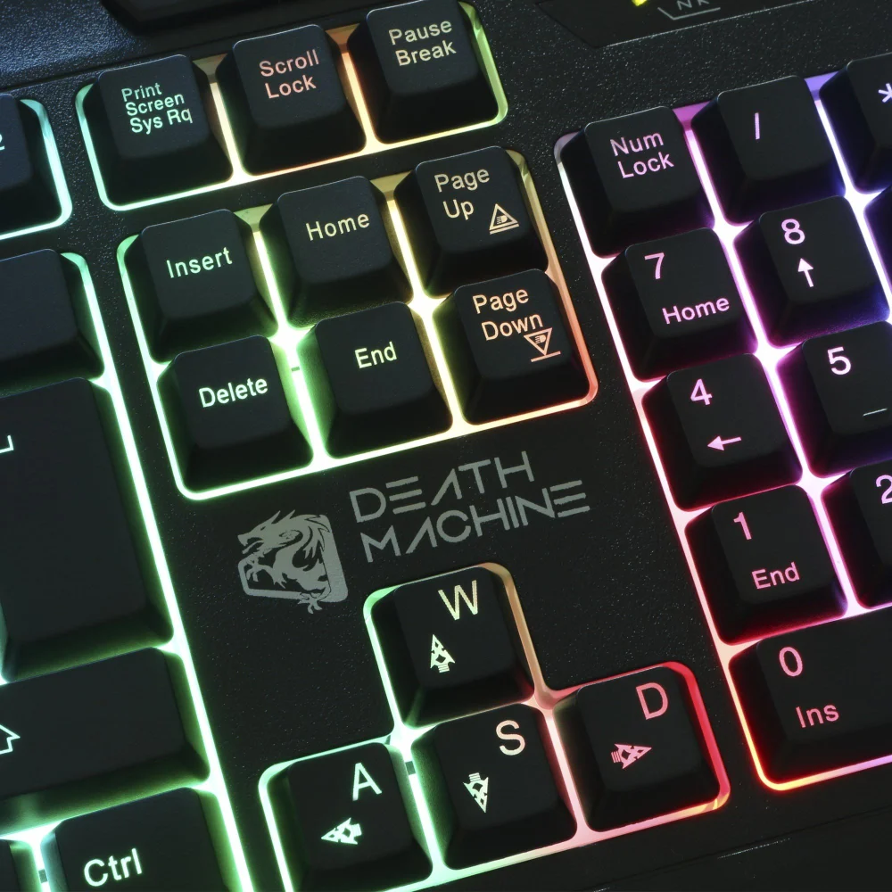 Imagem 3 de 4 do produto Teclado Gamer ELG TGDM, LED RGB Chroma, Membrana Tripla, com 120 Teclas, Tecla Anti-Ghost, ABNT2
