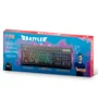 Teclado Gamer ELG Flakes Power Battle, RGB, Preto, Membrana Tripla, 107 Teclas, Retro iluminadas, Abnt2 - FLKT001