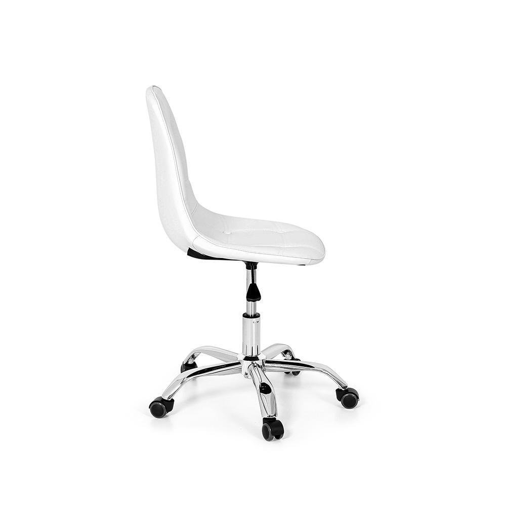 Imagem 3 de 5 do produto Cadeira Império Brazil Office Eiffel Botonê, Base Giratória, Branca
