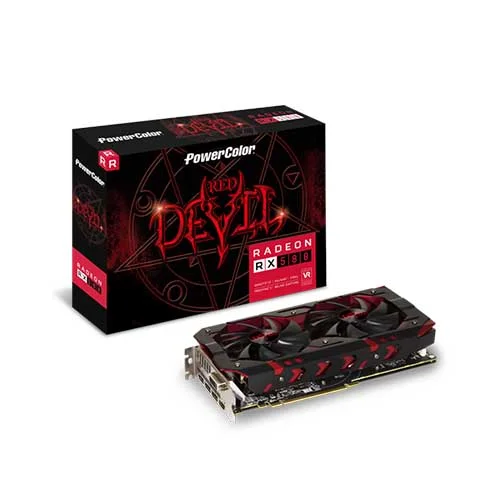 Red Devil Radeon RX580 8GB グラボ Placa de Vídeo AMD Radeon RX580 8GB GDD5 256Bits