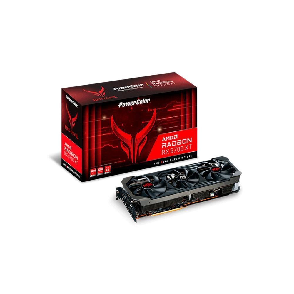 新作ウエア Vídeo de Placa Red KaBuM 12GB RX6700XT Devil グラフィックボード・グラボ・ビデオカード