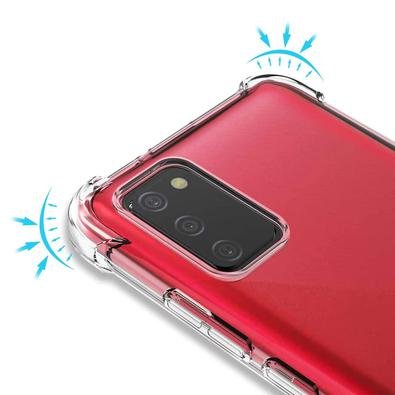 Capa Anti Shock para samsung Galaxy A02s + Pelicula de vidro 3D,  Transparente | KaBuM!