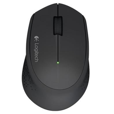 O Mouse Logitech M280 sem fio é a síntese perfeita de funcionalidade, estética e conforto: a única forma assimétrica que se encaixa bem, uma roda gran
