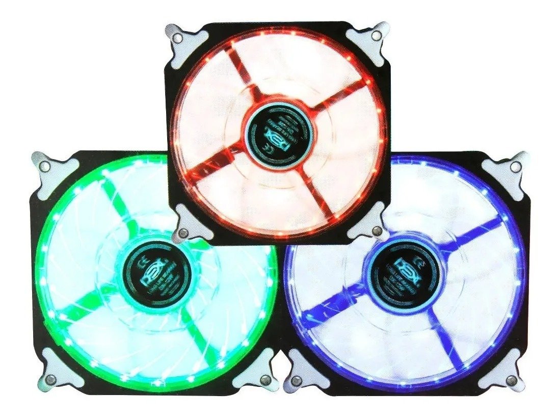 Kit Cooler FAN com 3 Unidades DEX, 120mm, RGB LED, Controladora
