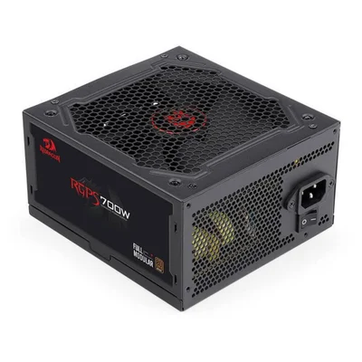 Fonte Redragon RGPS, 700W, 80 Plus Bronze, Modular, PFC Ativo, Sem cabo, Bivolt, Preto - GC-PS005-1