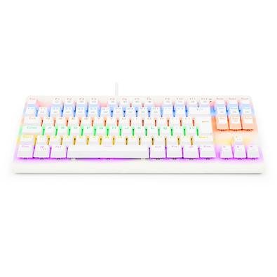 Aprimore seu desempenho nos jogos com o Dark Avenger Lunar White K568 equipado com switch mecânico Brown de altíssima qualidade garante um tempo de re